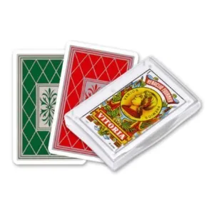 BARAJA ESPAÑOLA FOURNIER Nº 27 CAJA DE PLASTICO 40 CARTAS