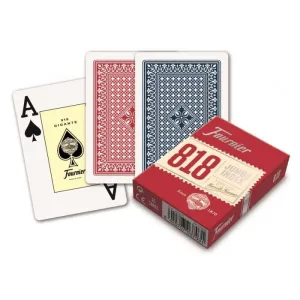 BARAJA POKER AMERICANO FOURNIER Nº818 55 CARTAS
