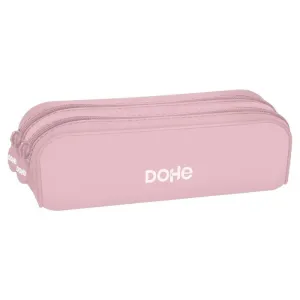 Portatodo Silicona Dohe Soft Touch 2 Compartimentos Rosa 51972