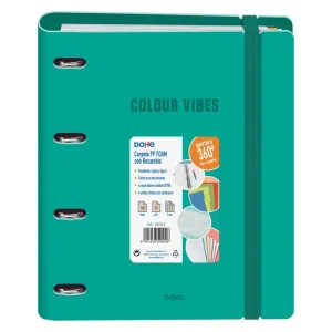 Carpebloc Dohe Plastico A4 100 Hojas 90Grs Cuadricula 5Mm Vibes Verde 52002