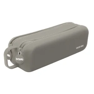 Portatodo Silicona Dohe Vibes 2 Compartimentos Gris 52297