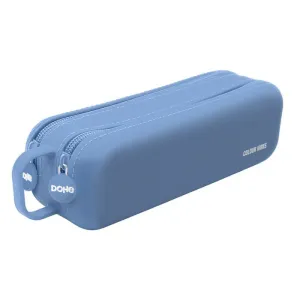 Portatodo Silicona Dohe Vibes 2 Compartimentos Azul Claro 52298