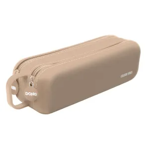 Portatodo Silicona Dohe Vibes 2 Compartimentos Beige 52300