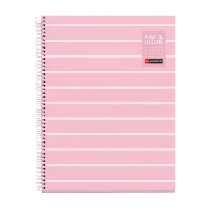 Cuaderno Miquelrius Between The Lines Espiral Tapa Dura A4 80 Hojas 90Grs Cuadriculo 5Mm Rosa Mr4512