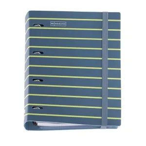Carpebloc Miquelrius Between The Lines Plastico A4 100 Hojas 90Grs Cuadricula 5Mm Azul Mr15125