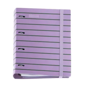 Carpebloc Miquelrius Between The Lines Plastico A4 100 Hojas 90Grs Cuadricula 5Mm Lavanda Mr15126