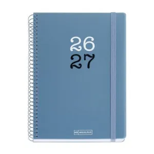 Agenda Escolar Miquelrius 26/27 Semana Vista 150X213Mm College Azul Mr21079