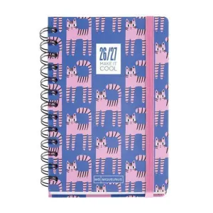 Agenda Escolar Miquelrius 26/27 Semana Vista 123X178Mm Academy Wire Gatuna Mr21261