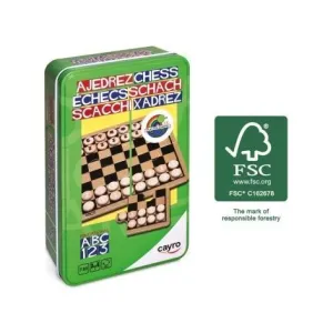 AJEDREZ CAJA METAL 119