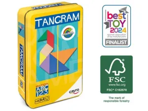 Tangram de Madera en Caja de Metal Cayro 124