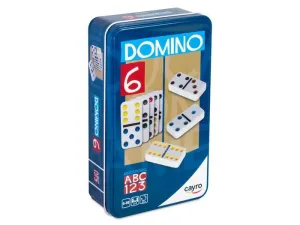Domino Colores Doble 6 Metal Box Cayro