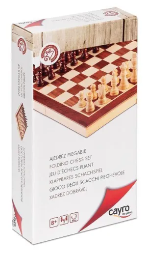 Ajedrez de Madera Plegable Cayro