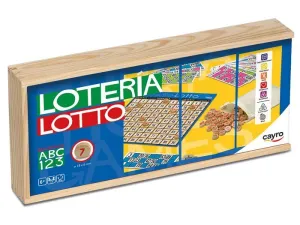 LOTERÍA 48 CARTONES CAJA MADERA LOTERÍA 48 CARTONES CAJA MADERA