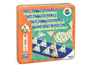Dominó Triangular Metal Box Cayro 754
