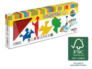 4 Tangrams Madera Cayro