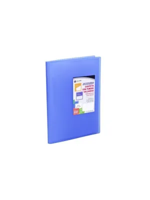 Carpeta Fundas Plastico 50 Carchivo A4 Azul 50305050