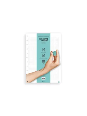 Recambio Carchivo Ingeniox A4 50 Hojas Cuadricula 66104105