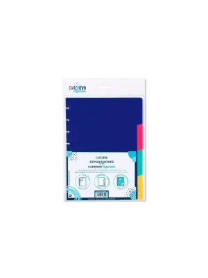 Separadores Carchivo Ingeniox A5 4 Posiciones 66117099