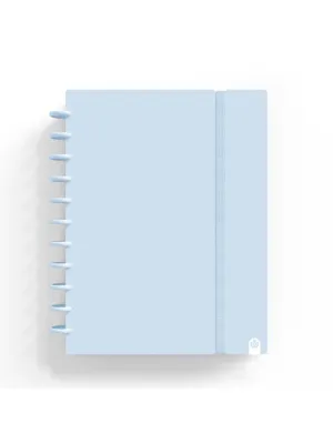 Cuaderno Discos Carchivo Ingeniox A4 80 Hojas 100Grs Cuadricula 5Mm Azul Pastel 66024130