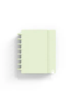 Cuaderno Discos Carchivo Ingeniox A5 80 Hojas 100Grs Cuadricula 5Mm Verde Pastel 66025121