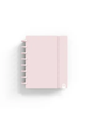 Cuaderno Discos Carchivo Ingeniox A5 80 Hojas 100Grs Cuadricula 5Mm Rosa Pastel 66025125