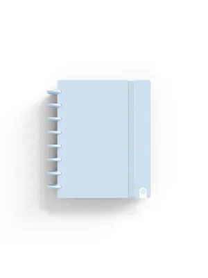 Cuaderno Discos Carchivo Ingeniox A5 80 Hojas 100Grs Cuadricula 5Mm Azul Pastel 66025130