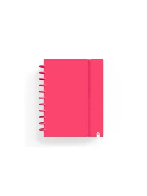 Cuaderno Discos Carchivo Ingeniox A4 80 Hojas 100Grs Cuadricula 5Mm Rojo 66024112