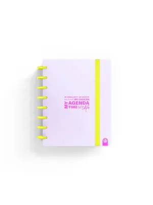 Agenda Carchivo sin Fecha Ingeniox Semana Vista A5 Malva Pastel 66053514