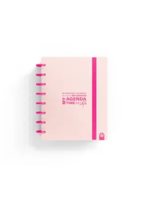 Agenda Carchivo sin Fecha Ingeniox Semana Vista A5 Rosa Pastel 66053525