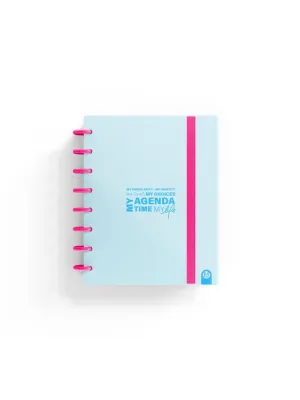 Agenda Carchivo sin Fecha Ingeniox Semana Vista A5 Azul Pastel 66053530