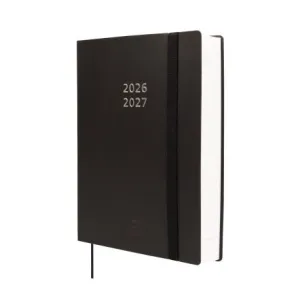 Agenda Finocam 26/27 Dia Pagina 120X170Mm 18 Meses Encuadernada Mara Negro Y4