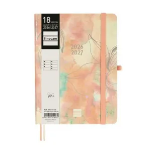 Agenda Finocam 26/27 Semana Vista 140X190Mm 18 Meses Encuadernada Minimal Pretty M5