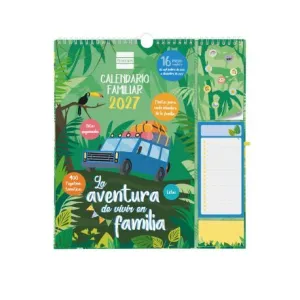 Calendario Finocam 26/27 de Pared 215X325Mm 16 Meses Familiar Plus