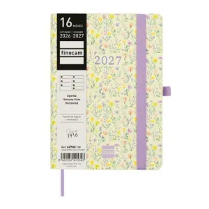 Agenda Finocam 26/27 Semana Vista 118X168Mm 16 Meses Encuadernada Capri Happy F4