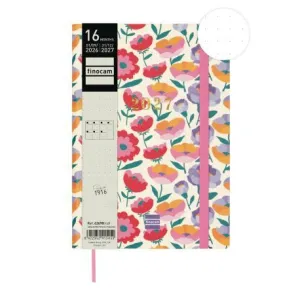 Agenda Finocam 26/27 Semana Vista 140X204Mm 16 Meses Encuadernada Dotted Gala Y10