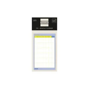 Posits Planificadores Finocam sin Fechas Mensual 70X150Mm Encolado