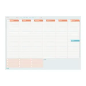 Planificador Finocam sin Fechas Semanal A4 Encolado Bari