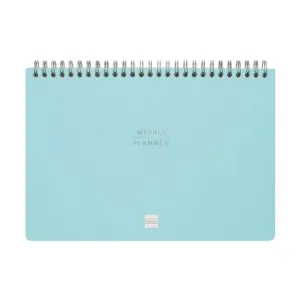 Planificador Finocam sin Fechas Semanal 240X165Mm Espiral Haiku Azul