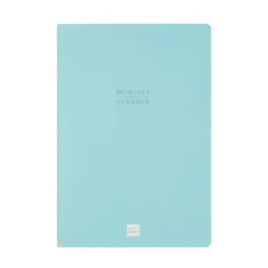Planificador Finocam sin Fechas Mensual 165X240Mm Grapado Haiku Azul Y11