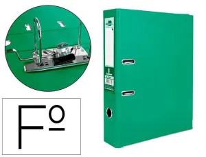 Archivador Palanca Liderpapel Folio Lomo Ancho 75Mm Verde Az34