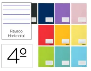 Libreta Liderpapel Tapa Blanda A5 32 Hojas 60Grs 1 Raya Colores Surtidos 22525