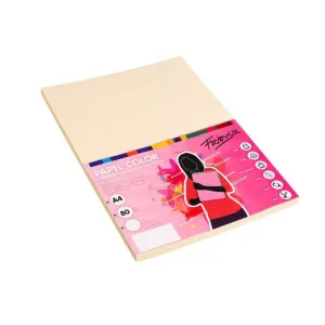 Pack 100 Hojas Papel Fabrisa A4 80Gr Marfil 15612