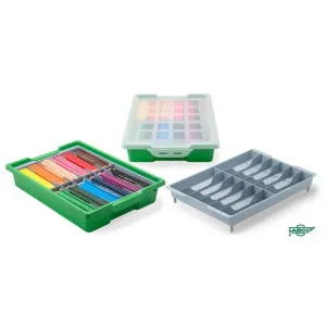 Caja Plastico Faibo con Tapa y Bandeja Clasificadora 881