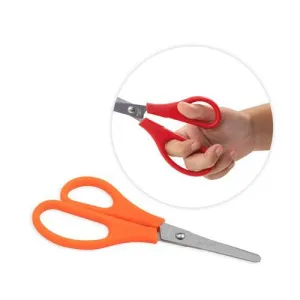 Tijera Faibo Escolar Zurdo 13,5Cm Naranja Te15Z