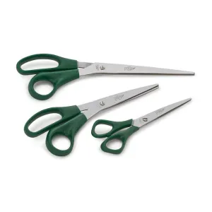 Tijera Faibo Oficina 25Cm Ergonomica Verde T2500