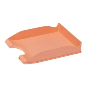 Bandeja Portadocumentos Plastico Faibo Naranja Pastel 93-31