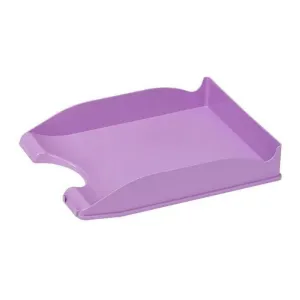 Bandeja Portadocumtos Plastico Faibo Violeta Pastel 93-36
