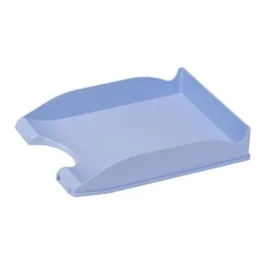 Bandeja Portadocumentos Plastico Faibo Azul Pastel 93-37