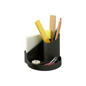 Cubilete Plastico Faibo 4 Departamentos Negro 203-02