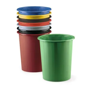 Papelera Plastico Faibo Negro 14L 305-02